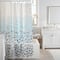 Bath Bliss Ombre Raindrop Design PEVA Shower Curtain